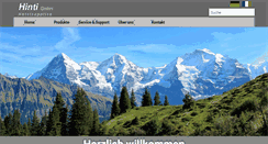 Desktop Screenshot of hintigmbh.ch